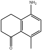 1(2H)-Naphthalenone,5-amino-3,4-dihydro-8-methyl-(9CI) Struktur
