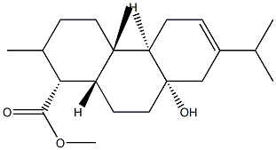 8α-Hydroxy-13-isopropylpodocarp-12-en-18-oic acid methyl ester,25859-61-4,结构式