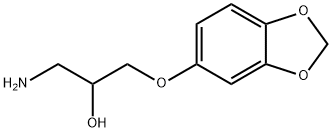 1-amino-3-(2H-1,3-benzodioxol-5-yloxy)propan-2-ol Structure