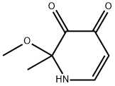 3,4-Pyridinedione,1,2-dihydro-2-methoxy-2-methyl-(9CI) Structure