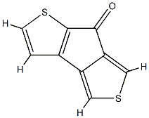Cyclopenta[1,2-b:3,4-c']dithiophen-7-one Struktur