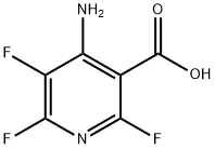 3-Pyridinecarboxylicacid,4-amino-2,5,6-trifluoro-(9CI) Struktur