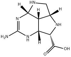 (2aR,4aβ,7aβ,7bβ)-Decahydro-6-imino-1,3,5,7-tetraaza-1H-cyclopent[cd]indene-4α-carboxylic acid|