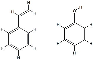 苯酚与苯乙烯的聚合物 结构式