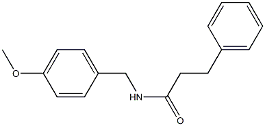 N-(4-methoxybenzyl)-3-phenylpropanamide,261160-38-7,结构式