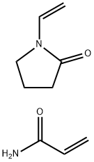 2-丙烯酰胺与1-乙烯基-2-吡咯烷酮的聚合物, 26124-23-2, 结构式