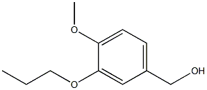 (4-methoxy-3-propoxyphenyl)methanol Struktur