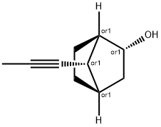 Bicyclo[2.2.1]heptan-2-ol, 7-(1-propynyl)-, (1R,2R,4R,7S)-rel- (9CI) 结构式