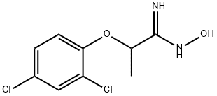 Propanimidamide,2-(2,4-dichlorophenoxy)-N-hydroxy-(9CI),261511-07-3,结构式