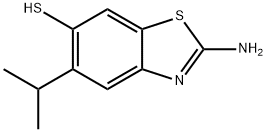 6-Benzothiazolethiol,2-amino-5-(1-methylethyl)-(9CI) Structure