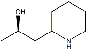 (S)-1-[(2R)-ピペリジン-2β-イル]-2-プロパノール 化学構造式