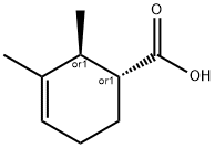 3-Cyclohexene-1-carboxylicacid,2,3-dimethyl-,(1R,2S)-rel-(9CI) Structure