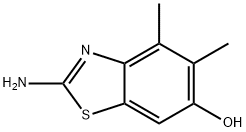 6-Benzothiazolol,2-amino-4,5-dimethyl-(8CI) Struktur