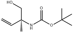 Carbamic acid, [(1S)-1-(hydroxymethyl)-1-methyl-2-propenyl]-, 1,1- Structure