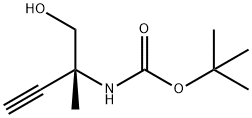 Carbamic acid, [(1R)-1-(hydroxymethyl)-1-methyl-2-propynyl]-, 1,1- Struktur