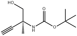 Carbamic acid, [(1S)-1-(hydroxymethyl)-1-methyl-2-propynyl]-, 1,1- 结构式