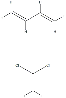 1,3-Butadiene, polymer with 1,1-dichloroethene,26337-95-1,结构式