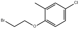 1-(2-bromoethoxy)-4-chloro-2-methylbenzene,26378-21-2,结构式