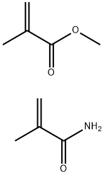 2-Propenoic acid, 2-methyl-, methyl ester, polymer with 2-methyl-2-propenamide,26443-74-3,结构式