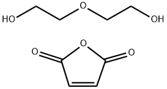 2,5-Furandione, polymer with 2,2'-oxybis[ethanol] 化学構造式