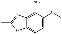 4-Benzothiazolamine,5-methoxy-2-methyl-(9CI) Structure