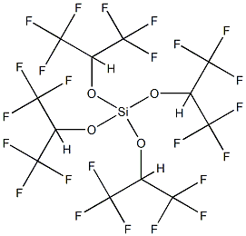 正硅酸四(1,1,1,3,3,3-六氟异丙基)酯,26560-90-7,结构式