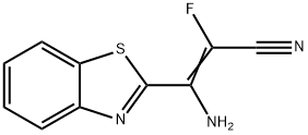 2-Benzothiazoleacrylonitrile,beta-amino-alpha-fluoro-(8CI),26564-37-4,结构式