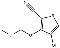 2-Thiophenecarbonitrile,4-hydroxy-3-(methoxymethoxy)-(9CI) Structure