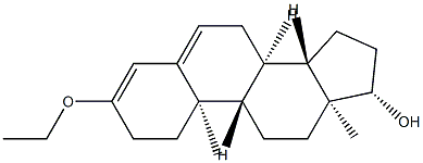 3-乙氧基雄-3,5-二烯-17Β醇, 26614-48-2, 结构式