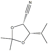 L-erythro-Pentononitrile, 4,5-dideoxy-4-methyl-2,3-O-(1-methylethylidene)- (9CI) Struktur