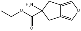 4H-Cyclopenta[c]furan-5-carboxylicacid,5-amino-5,6-dihydro-,ethylester|