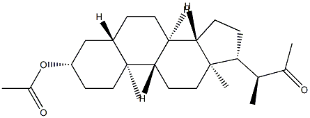 3β-Acetyloxy-24-nor-5α-cholan-22-one,26654-77-3,结构式