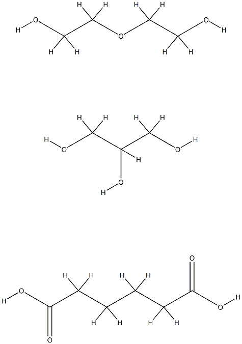 POLY[DI(ETHYLENE GLYCOL)/GLYCEROL-ALT-ADIPIC ACID], POLYOL Struktur