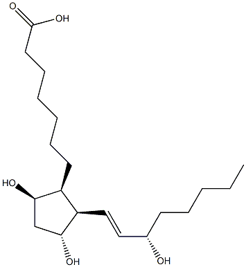 8-iso Prostaglandin F1β Structure