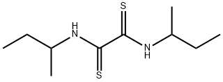 N,N'-ジ(sec-ブチル)エタンビスチオアミド 化学構造式