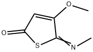 2(5H)-Thiophenone,4-methoxy-5-(methylimino)-(9CI) Struktur