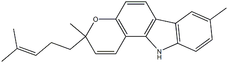 Isomahanimbine Structure