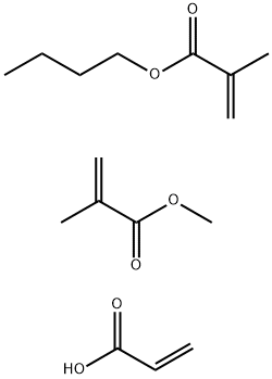 2-Propenoic acid, 2-methyl-, butyl ester, polymer with methyl 2-methyl-2-propenoate and 2-propenoic acid|甲基丙烯酸丁酯与甲酯和丙烯酸的聚合物