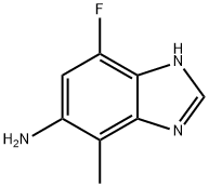1H-Benzimidazol-5-amine,7-fluoro-4-methyl-(9CI) Structure