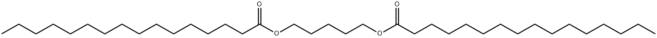 ビスパルミチン酸1,5-ペンタンジイル 化学構造式