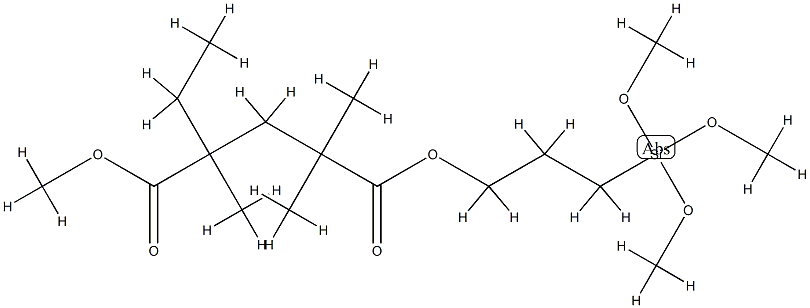 2-Propenoic acid, 2-methyl-, methyl ester, polymer with 3-(trimethoxysilyl)propyl 2-methyl-2-propenoate|2-甲基-2-丙烯酸甲酯与2-甲基-2-丙烯酸-3-(三甲氧基硅基)丙酯的聚合物