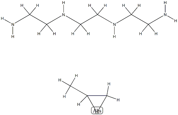 1,2-Ethanediamine, N,N-bis(2-aminoethyl)-, polymer with methyloxirane 化学構造式