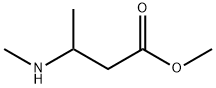 3-(メチルアミノ)ブタン酸メチル 化学構造式