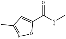 N,3-二甲基异噁唑-5-羧酰胺, 27144-51-0, 结构式