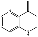 3-Pyridinamine,N-methyl-2-(1-methylethenyl)-(9CI) 化学構造式