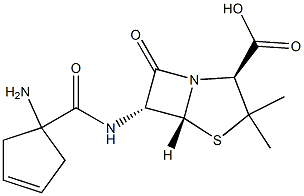 6α-[[(1-아미노-3-사이클로펜텐-1-일)카르보닐]아미노]페니실란산