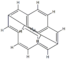テトラシクロ[6.6.2.13,13.16,10]オクタデカ-1,3(17),4,6,8,10(18),11,13,15-ノナエン 化学構造式