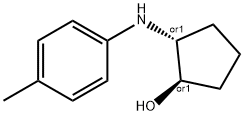 Cyclopentanol, 2-[(4-methylphenyl)amino]-, (1R,2R)-rel- (9CI) Structure