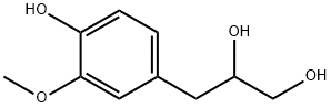 4-hydroxy-3-methoxyphenyl-1-propane-1,2-diol Struktur
