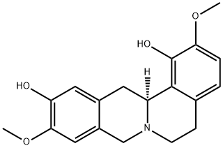 (13aS)-5,8,13,13aα-Tetrahydro-2,11-dimethoxy-6H-dibenzo[a,g]quinolizine-1,10-diol Structure